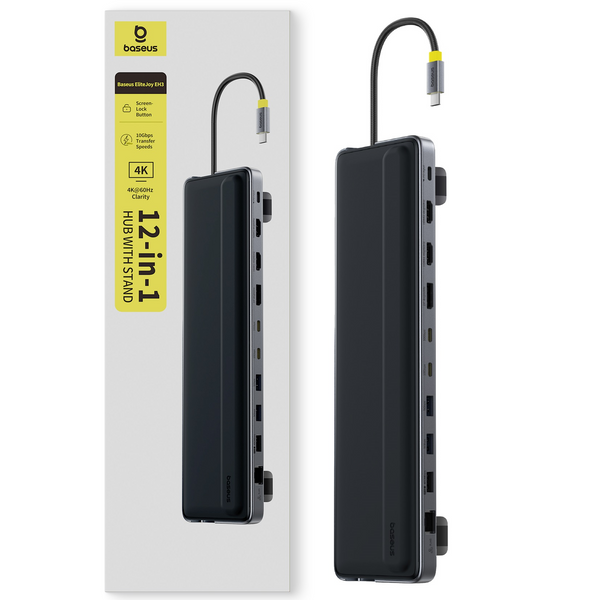Baseus EliteJoy EH3 12-in-1 HUB Space Grey