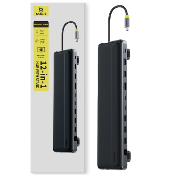Baseus EliteJoy EH3 12-in-1 HUB Space Grey