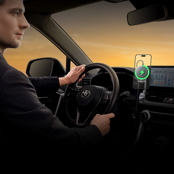 Baseus PrimeTrip C03sPro Magnetyczny Uchwyt Z Ładowaniem Indukcyjnym