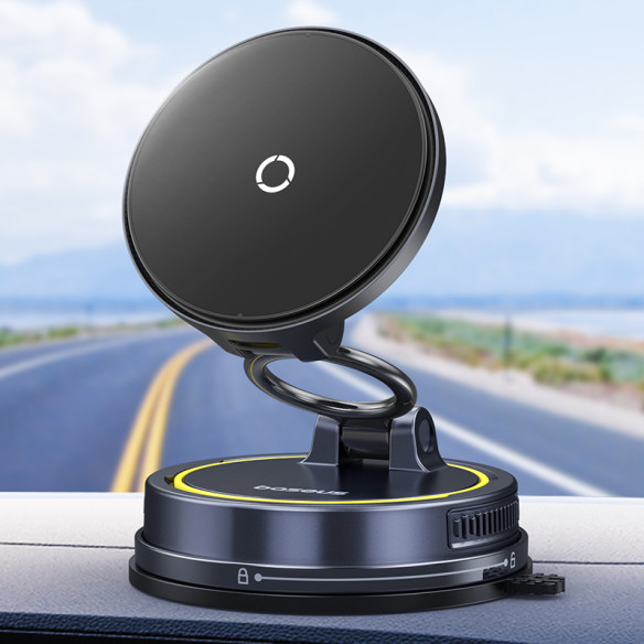 Baseus PrimeTrip VC2 Flex Pro Uchwyt Magnetyczny z Ładowaniem Indukcyjnym Version Cosmic Black