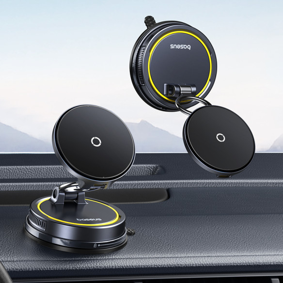Baseus PrimeTrip VC2 Flex Pro Uchwyt Magnetyczny z Ładowaniem Indukcyjnym Version Cosmic Black