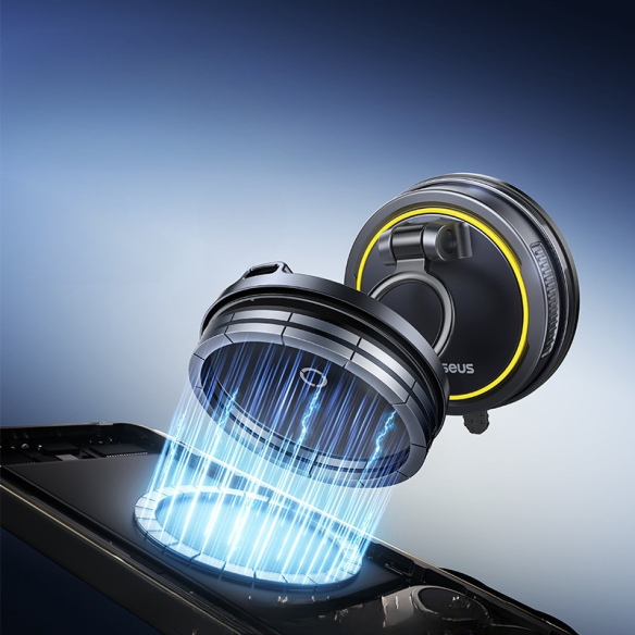 Baseus PrimeTrip VC2 Flex Pro Uchwyt Magnetyczny z Ładowaniem Indukcyjnym Version Cosmic Black