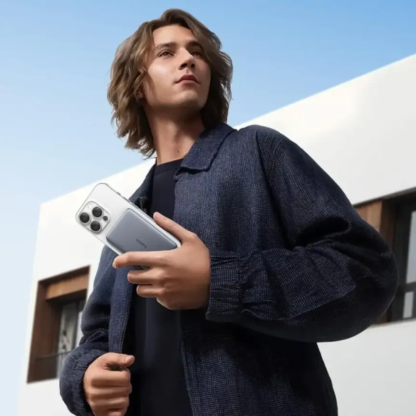 Baseus PicoGo AM41 Ultracienki Magnetyczny Power Bank 5000mAh 20W Space Grey