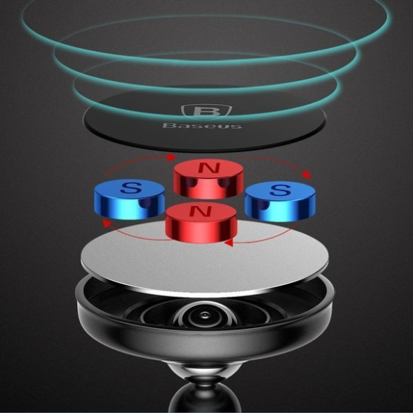 Baseus Bullet an on board | Uniwersalny uchwyt samochodowy magnetyczny do telefonu na deskę kokpit 