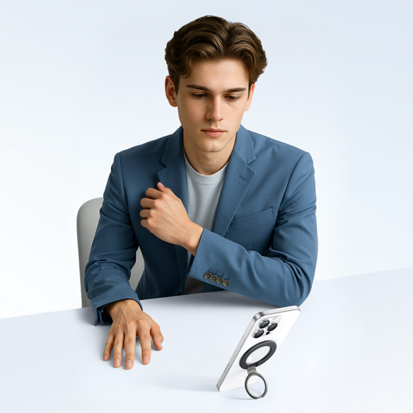 Baseus MagPro 3 Ultra Slim Ring Magnetyczny Starlight Cosmic Black