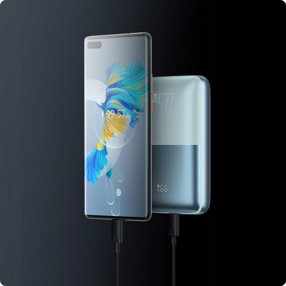 Baseus Bipow Pro Szybki Power Bank 20000mAh 22.5W Blue