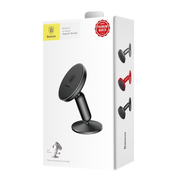 Baseus Bullet an on board | Uniwersalny uchwyt samochodowy magnetyczny do telefonu na deskę kokpit 