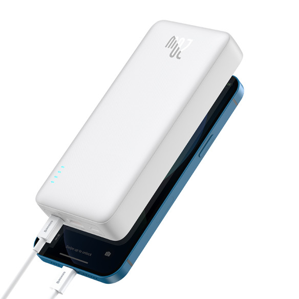 Baseus Airpow Power Bank Z Szybkim Ładowaniem 20000mAh 20W White