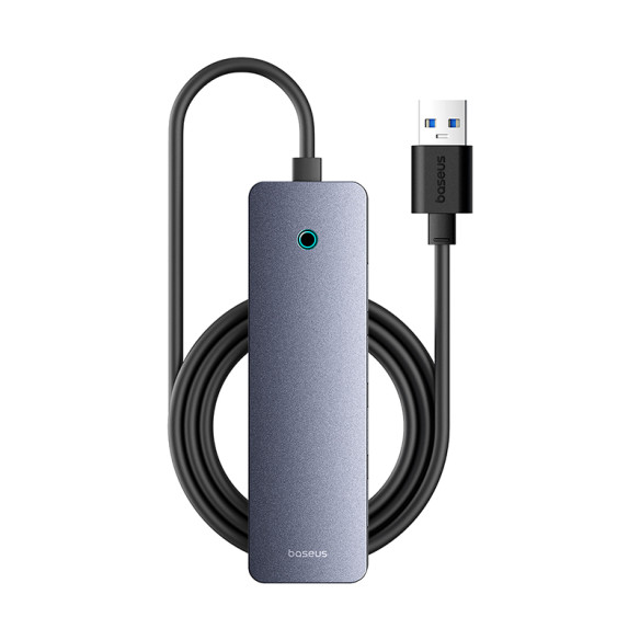 Baseus UltraJoy Series 4-Port  HUB Lite 150cm Space Grey