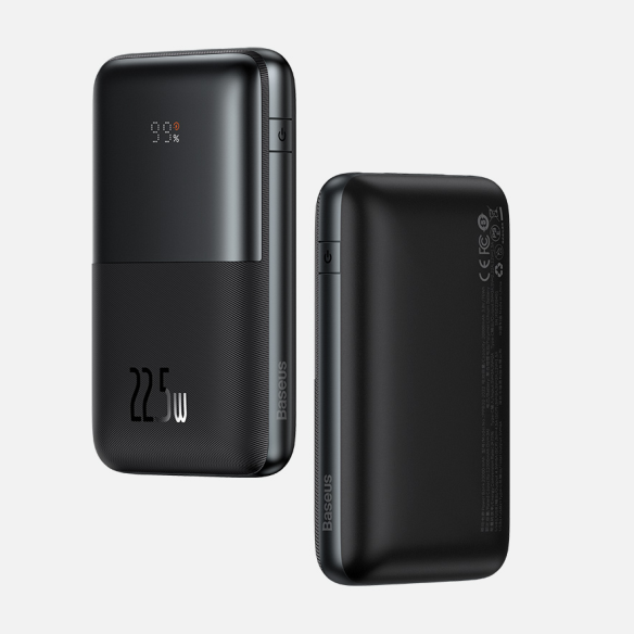 Baseus Bipow Pro Szybki Power Bank 20000mAh 22.5W Black