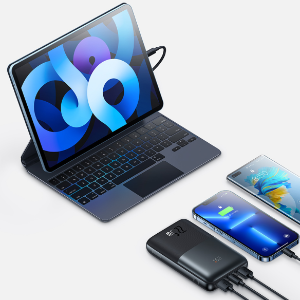 Baseus Bipow Pro Szybki Power Bank 20000mAh 22.5W Black