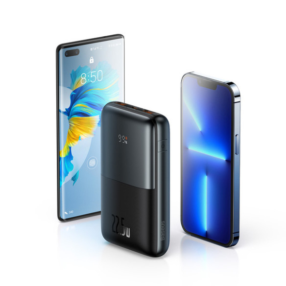 Baseus Bipow Pro Szybki Power Bank 20000mAh 22.5W Black