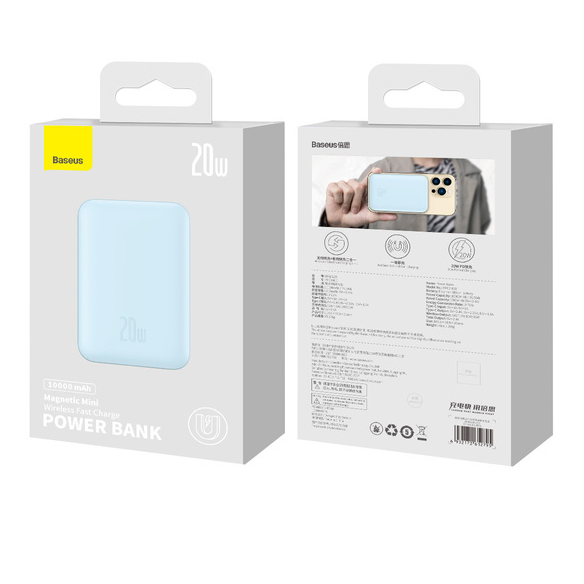 Baseus Magnetic Mini | Power Bank 10000mAh 20W z ładowaniem bezprzewodowym MagSafe