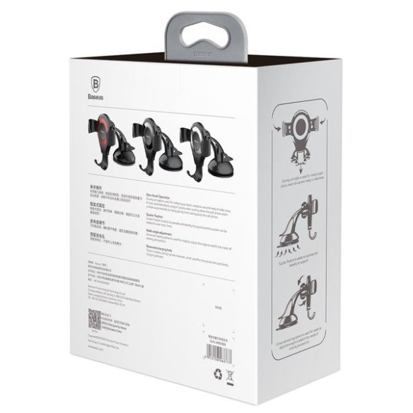 Baseus Osculum | Uchwyt samochodowy grawitacyjny do telefonu na deskę kokpit
