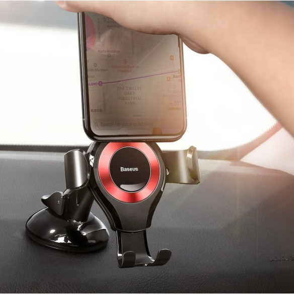 Baseus Osculum | Uchwyt grawitacyjny samochodowy do telefonu na deskę kokpit