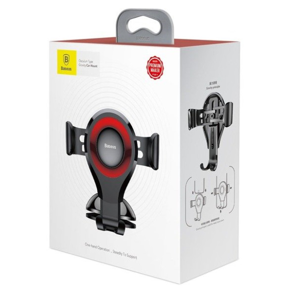 Baseus Osculum | Uchwyt grawitacyjny samochodowy do telefonu na deskę kokpit