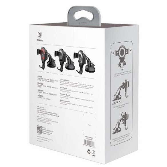 Baseus Osculum | Uchwyt samochodowy grawitacyjny do telefonu na kokpit deskę