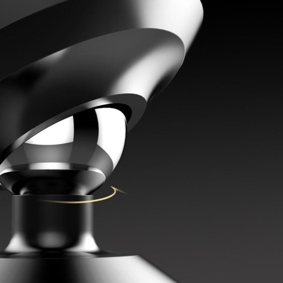 Baseus Small Ears | Uniwersalny uchwyt samochodowy magnetyczny na telefon na kokpit deskę C40141403113-00 SUER-B01