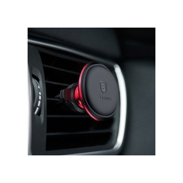 Baseus Magnetic Air Vent | Uchwyt magnetyczny samochodowy na telefon do kratki nawiewu z klipsem na kable