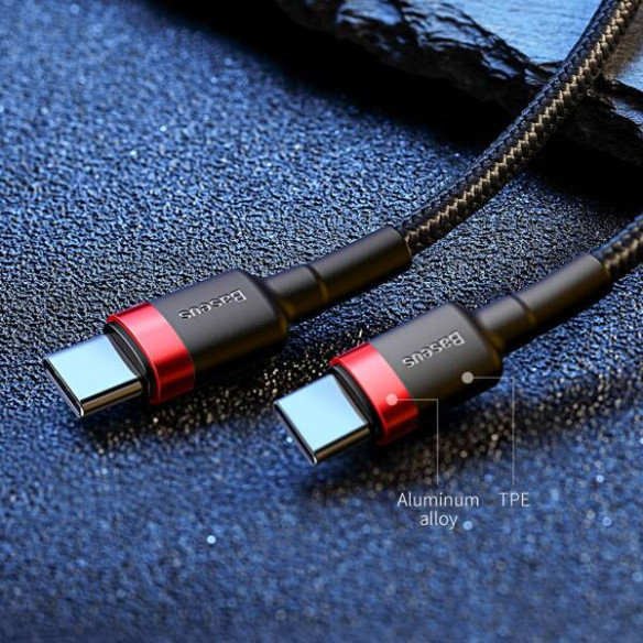 Baseus Cafule 60W | Kabel USB-C Type-C Power Delivery Quick Charge 3.0 60W 2m