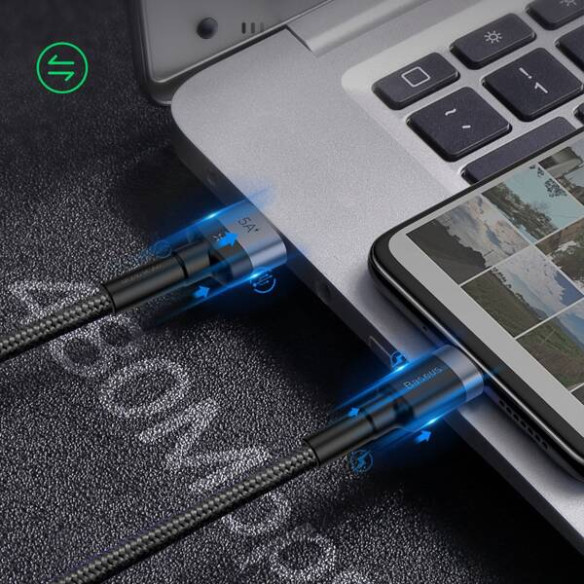 Baseus Cafule HW | Kabel USB - Type-C Huawei SuperCharge 40W Quick Charge 3.0 - 100cm