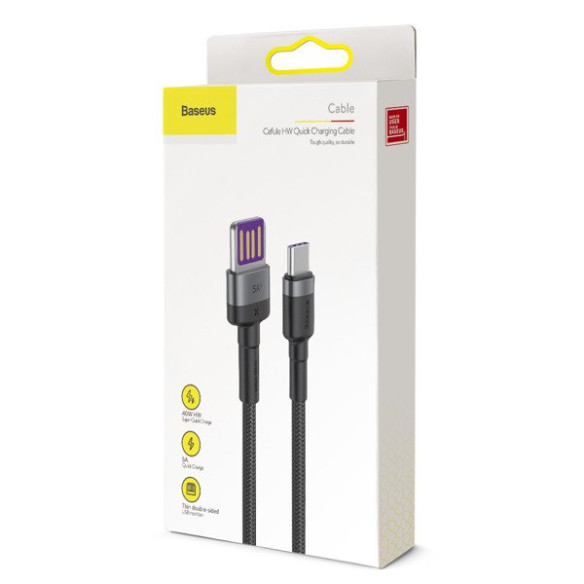 Baseus Cafule HW | Kabel USB - Type-C Huawei SuperCharge 40W Quick Charge 3.0 - 100cm