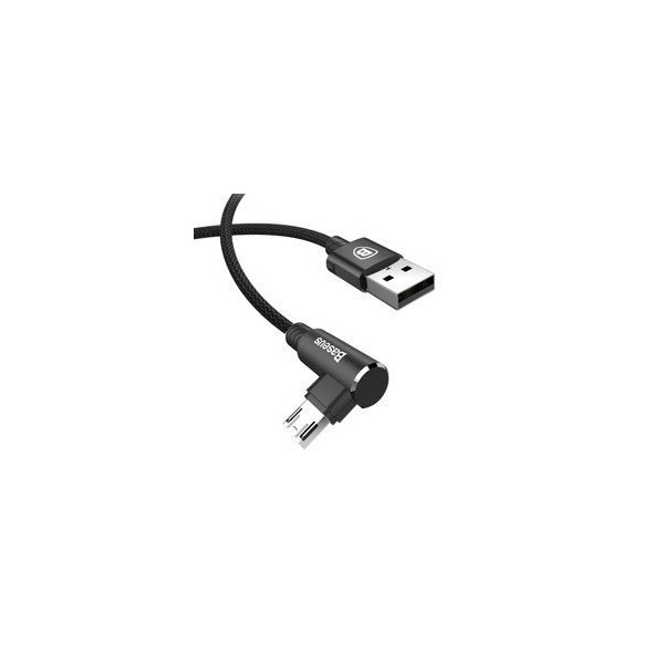 Baseus MVP Elbow |  Wzmocniony kabel kątowy przewód USB - Micro USB dwustronny 1.5A 2M 
