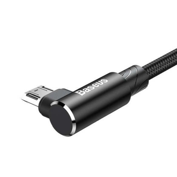 Baseus MVP Elbow |  Wzmocniony kabel kątowy przewód USB - Micro USB dwustronny 1.5A 2M 