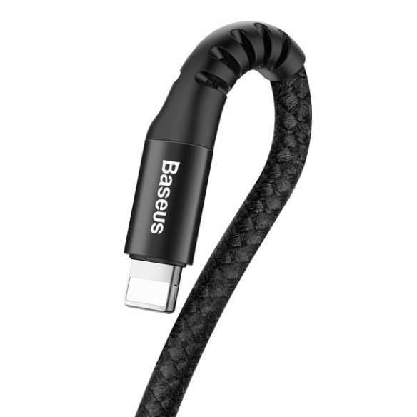 Baseus Fish eye | Sprężynowy kabel USB - Lightning do urządzeń Apple (iPhone, iPad), 2A,  1m