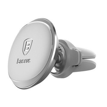 Baseus Magnetic Air Vent | Uchwyt samochodowy magnetyczny na telefon do kratki nawiewu + klipsy na kable