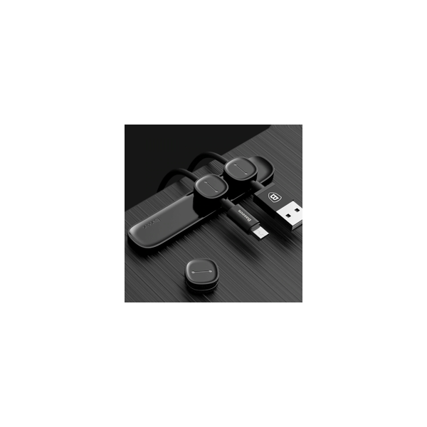 Baseus Peas Cable Clip | Magnetyczny uchwyt klips organizer do kabli 