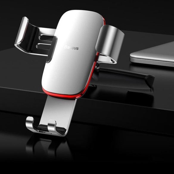 Baseus Metal Age | Samochodowy uchwyt grawitacyjny do slotu CD