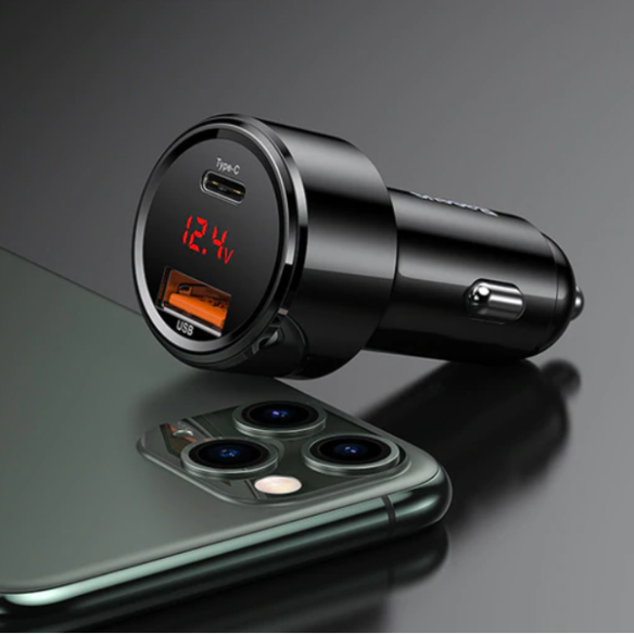 Baseus Magic Series | Ładowarka samochodowa USB USB-C Quick Charge 4.0 Power Delivery 45W