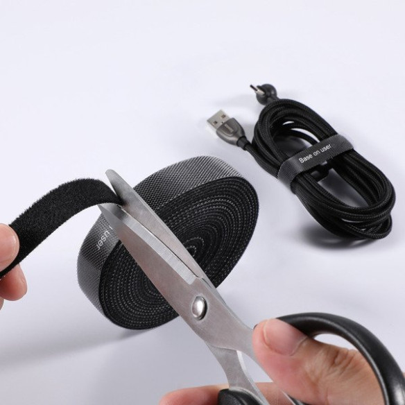 Baseus Rainbow Circle Velcro | Organizer rzep taśma opaska do kabli 1m