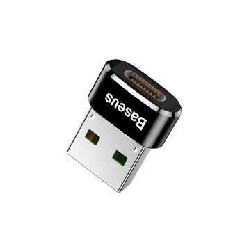 Baseus USB Male To Type-C Female | Adapter przejściówka z USB-A / USB-C OTG 3A