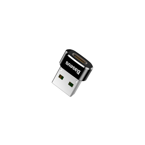 Baseus USB Male To Type-C Female | Adapter przejściówka z USB-A / USB-C OTG 3A