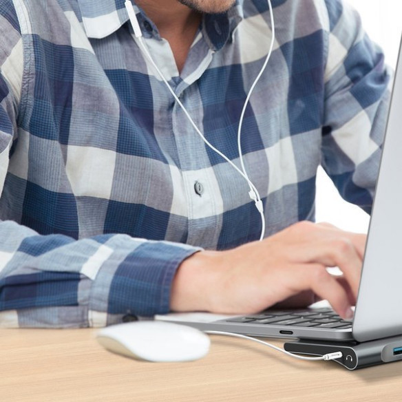 Baseus Enjoyment Series | Adapter Hub 11w1 USB Type-C  PD / HD4K*2 / VGA / RJ45 / SD/TF/ USB*3 / Audio do MacBook