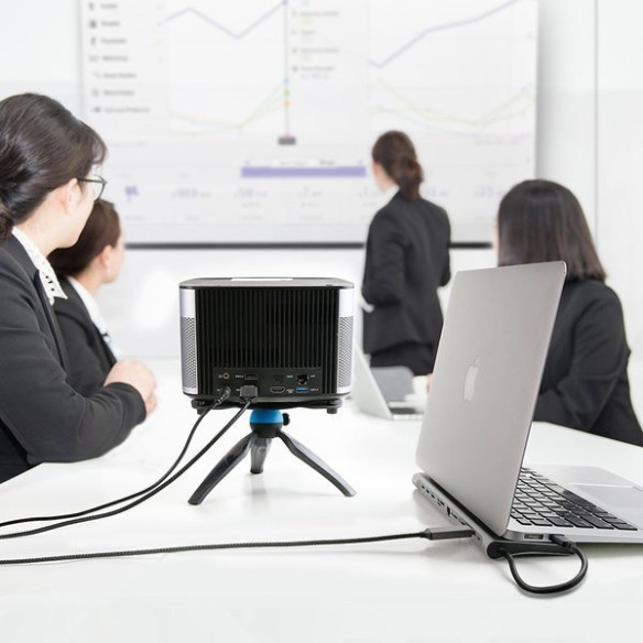 Baseus Enjoyment Series | Adapter Hub 11w1 USB Type-C  PD / HD4K*2 / VGA / RJ45 / SD/TF/ USB*3 / Audio do MacBook