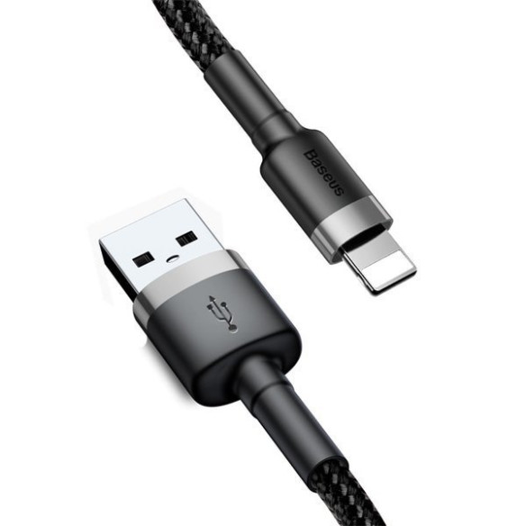 Baseus Cafule | Nylonowy kabel USB - Lightning do iPhone 50cm 2.4A 