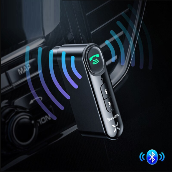 Baseus Qiyin | Transmiter odbiornik dźwięku bluetooth AUX do samochodu