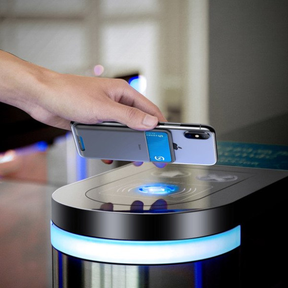 Baseus Back Stick | Samoprzylepne etui pokrowiec na karty dokumenty do telefonu