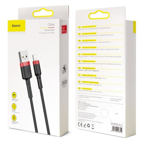 Baseus Cafule | Kbel USB - Lightning do iPhone iPad 2A 300cm